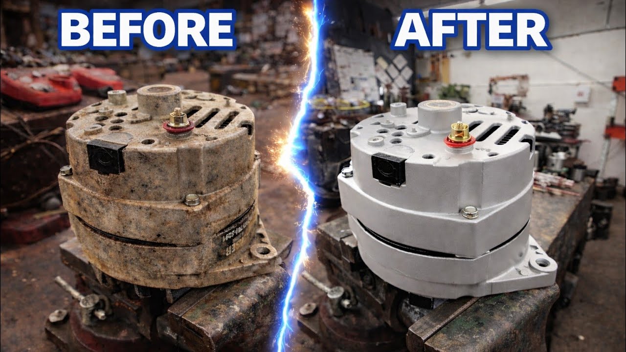 GM 10SI Alternator Rebuild | Before & After