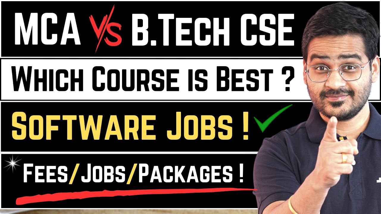 💥MCA or B.Tech CSE? Which is Better? MCA vs BTech Computer Science Jobs! #bca #MCA #btech #btechcse