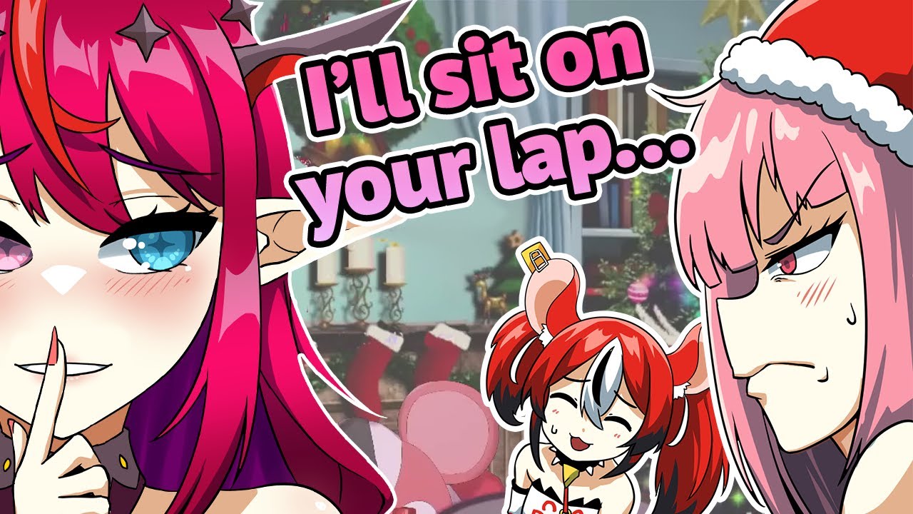 Calli's Santa Roleplay with IRyS & Bae Goes Wrong (Animation)