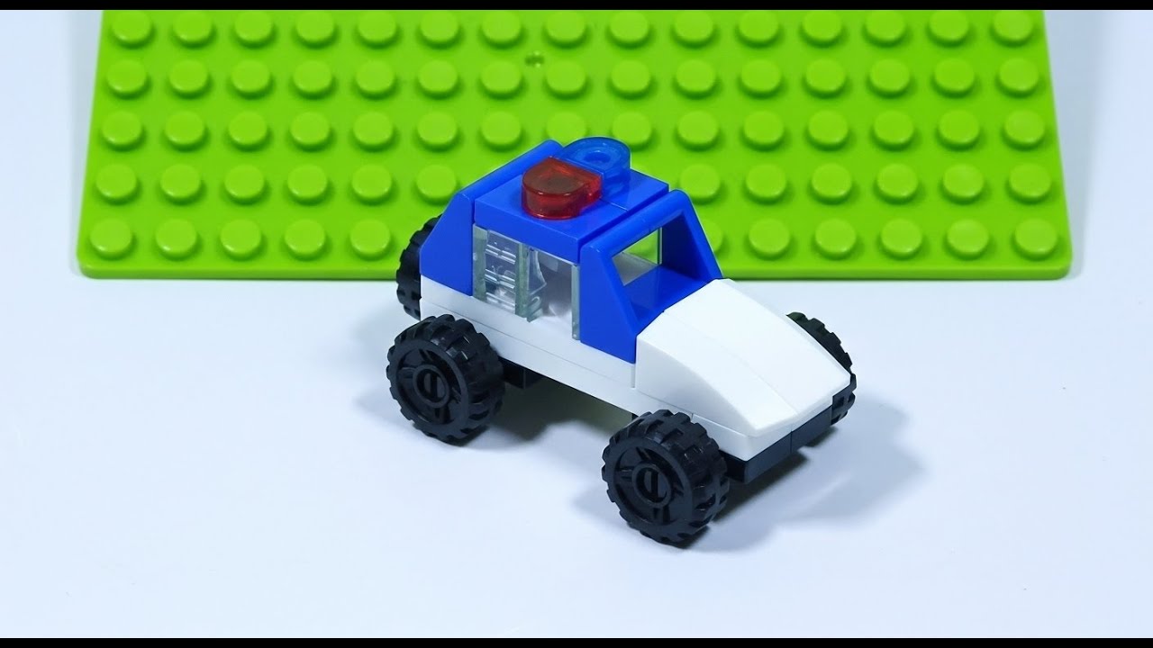 Police Car made of LEGO! Lego DIY #17 