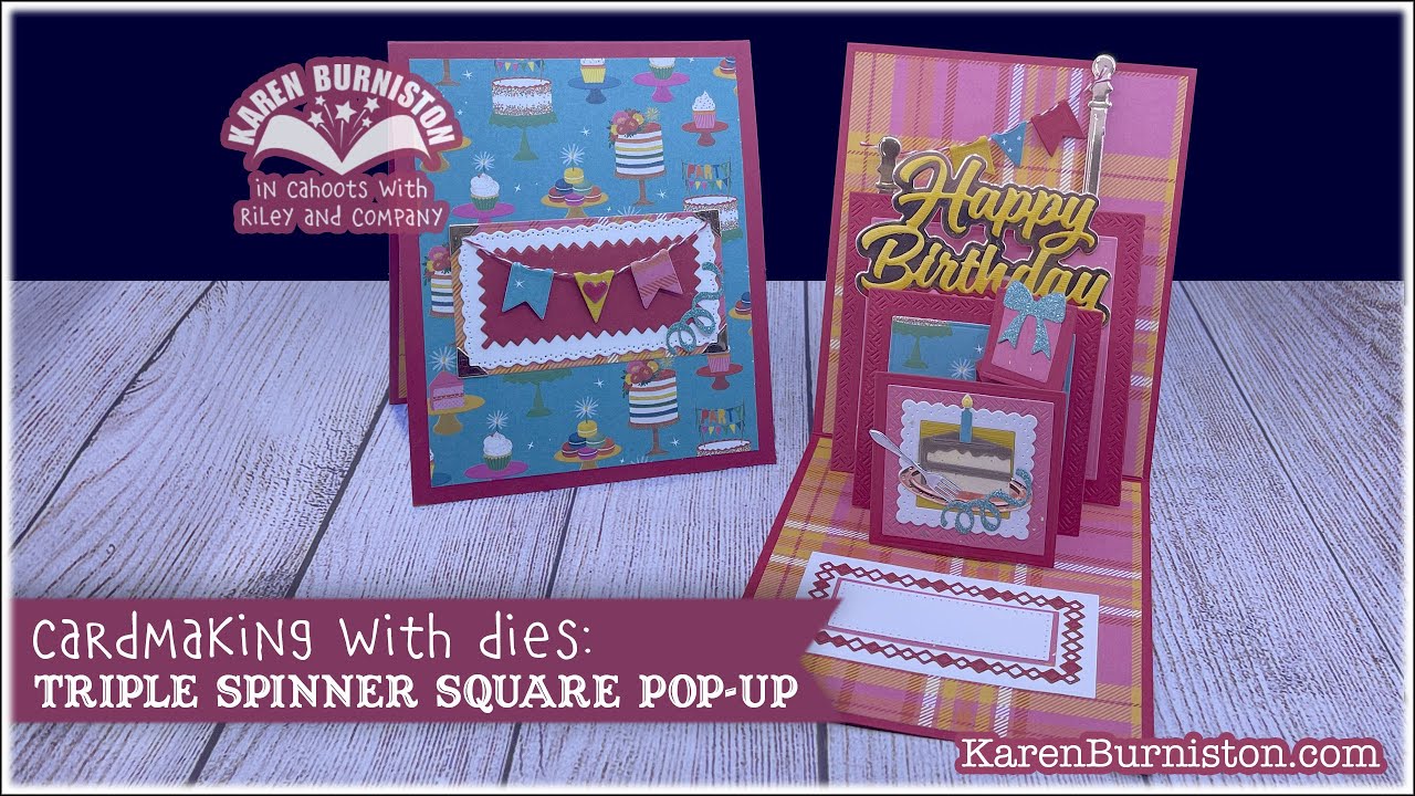 Cardmaking with Dies: Triple Spinner Square Pop-up