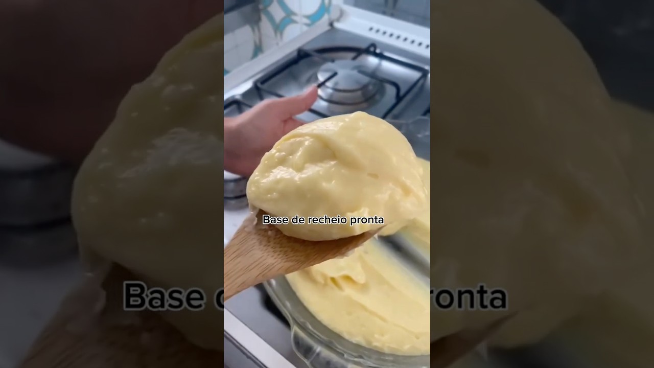 CREME BELGA | RECEITA CL&Aacute;SSICA para RECHEIO de BOLOS e TORTAS 🍒🍓🍍