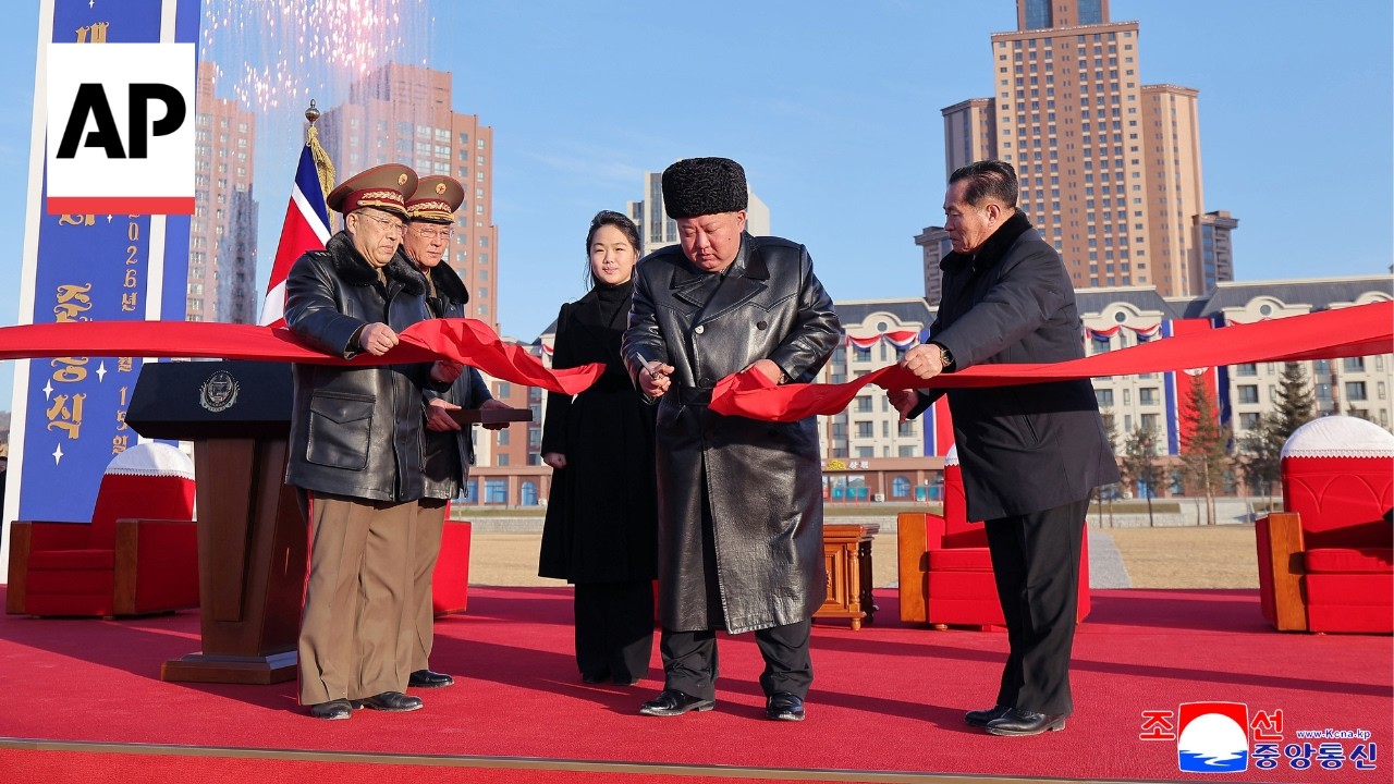 Kim Jong Un opens housing for families of North Koreans killed in Ukraine war