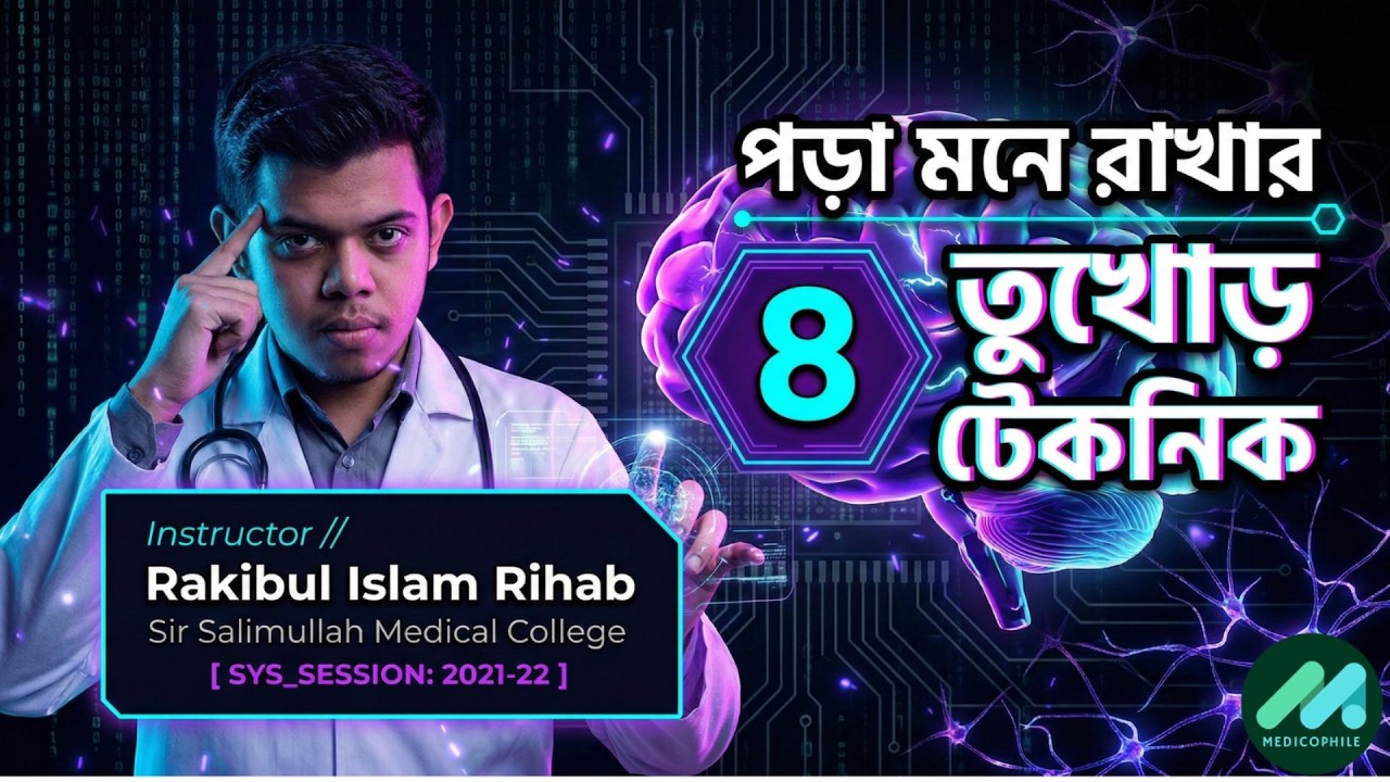 পড়া মনে রাখার সিক্রেট! ৪টি Study Technique যা পড়া ভুলতে দেবে না |  Medicophile