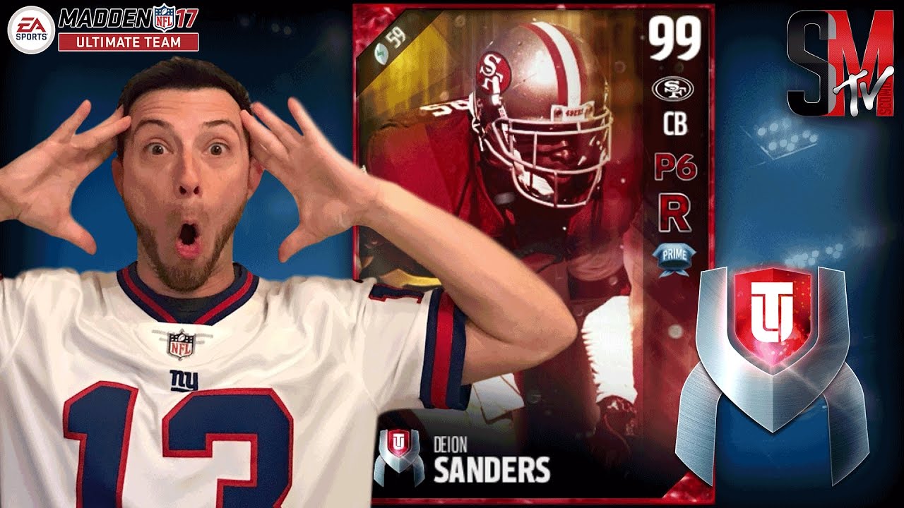 ULTIMATE MUT MASTER DONE! 99 OVERALL DEION SANDERS! - MADDEN 17 ULTIMATE TEAM