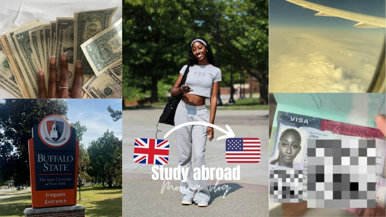 Move to America with me | from the UK to the US | study abroad vlog