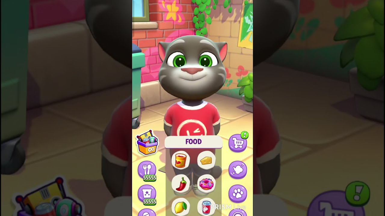 Talking Tom Live #talkingtom #talkingtom2 #trending #live #funny #satisfying