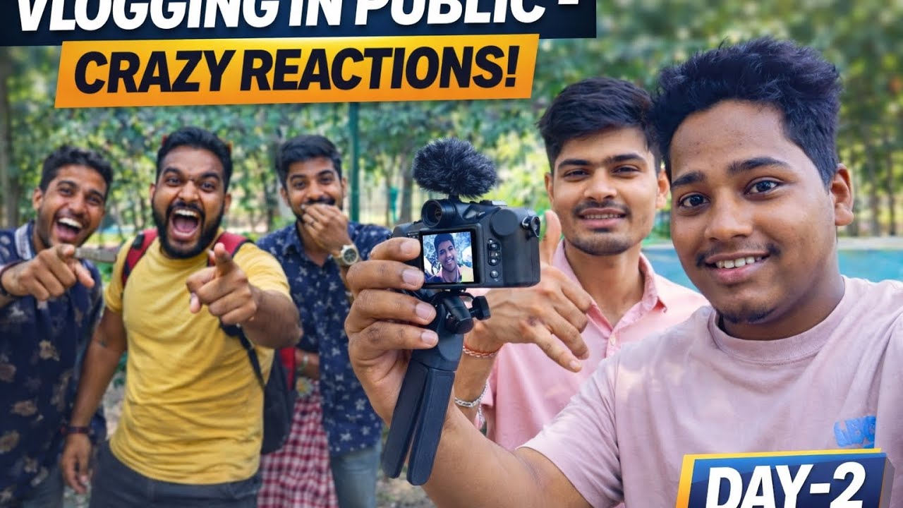 Vlogging in Public Again! 😱 Crazy Reactions – Day 2/Bhadrakia Ashutosh  ￼/Logon Ke CRAZY Reactions 