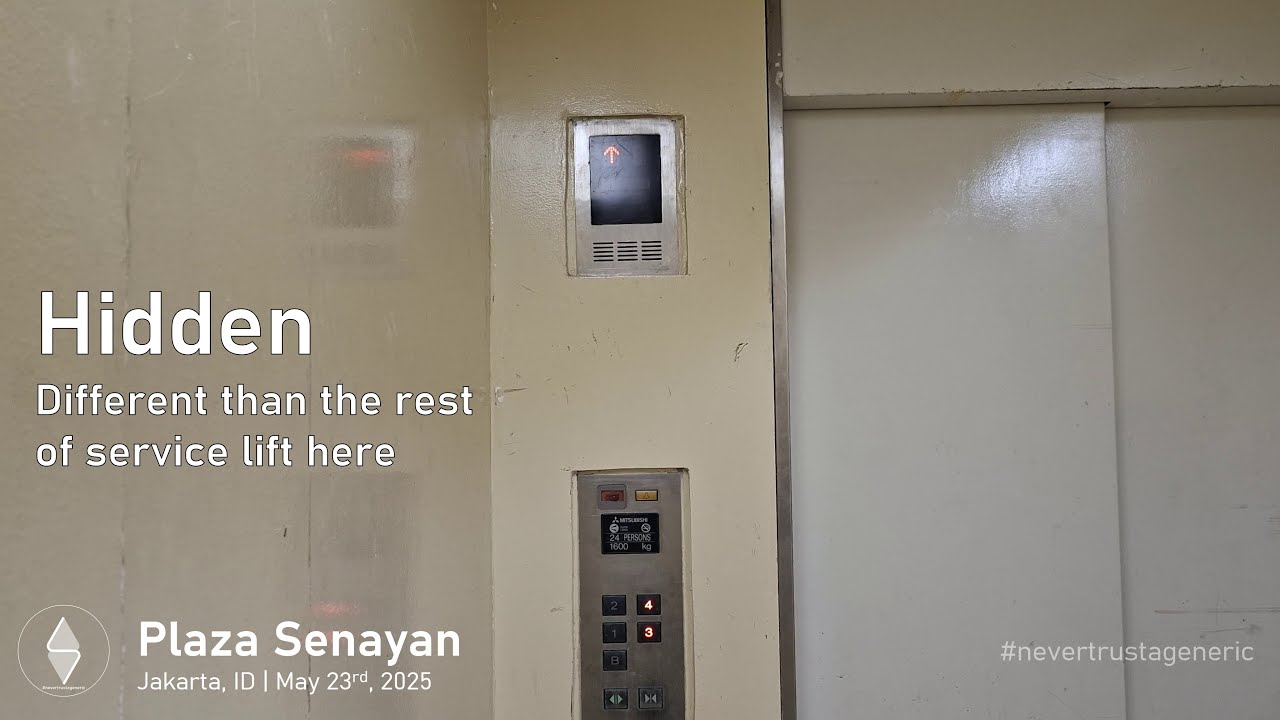 Mitsubishi Traction Freight Lifts / Elevators - Plaza Senayan, Jakarta (Metro Dept. Store)
