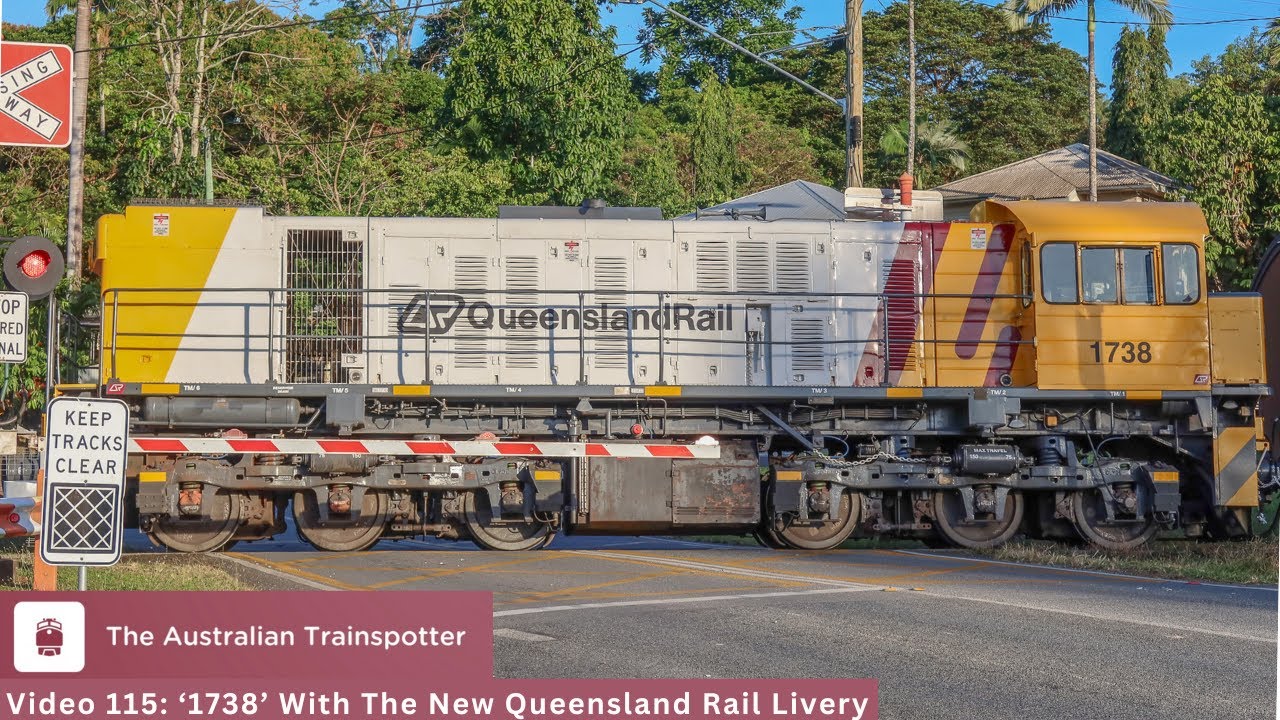 Video 115: '1738' With The New Queensland Rail Livery