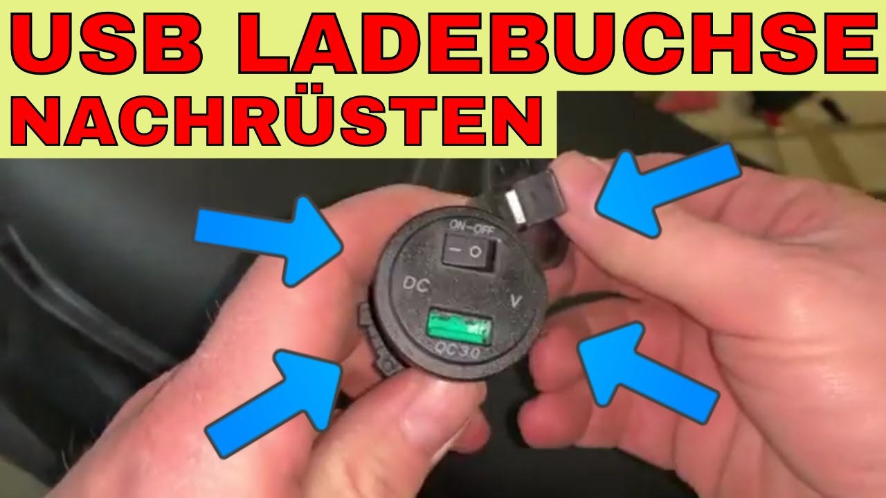 [TUTORIAL] USB Buchse beim eurem Roller / Moped / Motorrad / Quad einbauen - Handy laden usw