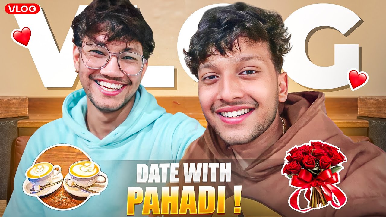 I WENT ON A DATE WITH PAHADI 😂 S8UL VLOG | ft. @pahadigamer_official 