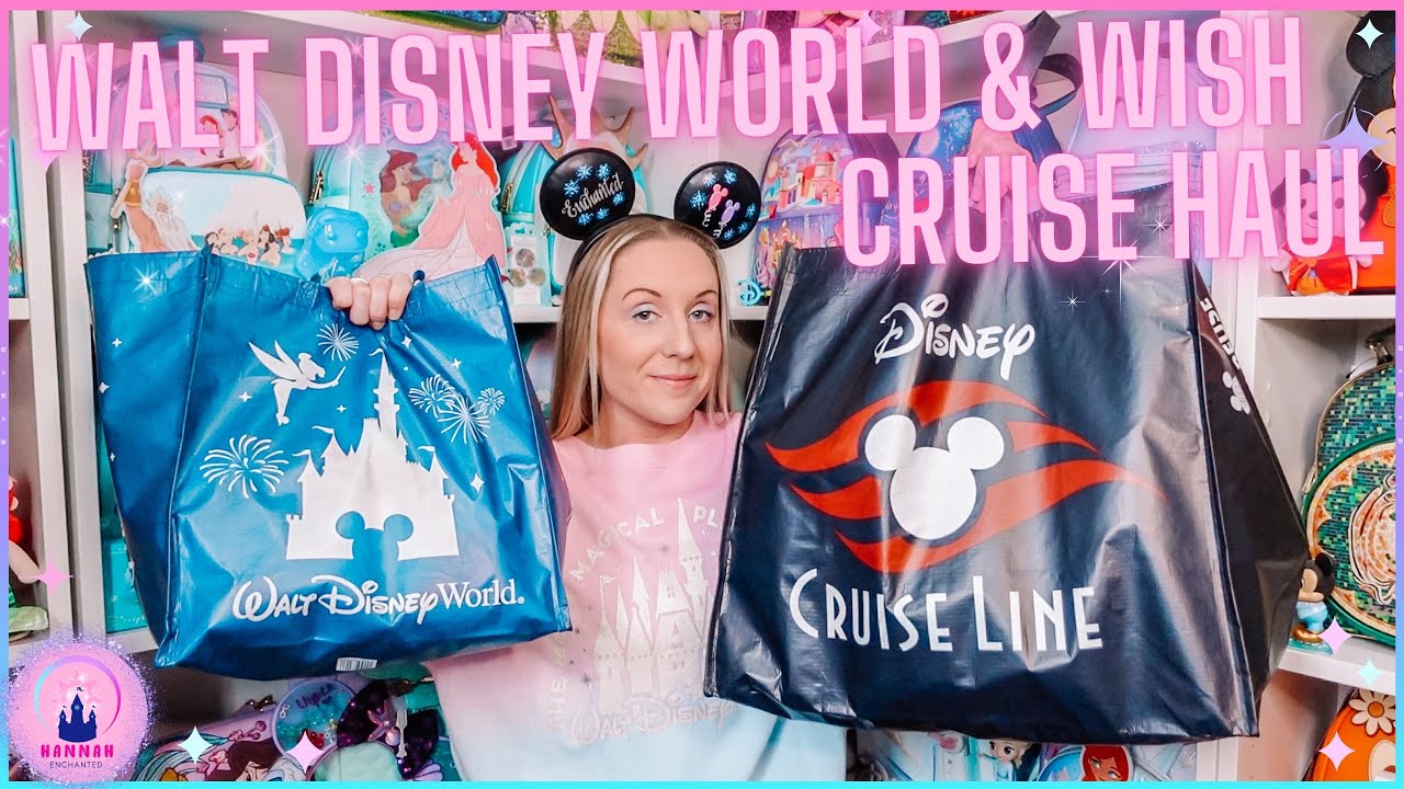 Walt Disney World Florida Haul Vlog Disney Wish Cruise Ship Haul Loungefly Disney Parks Pins Clothes