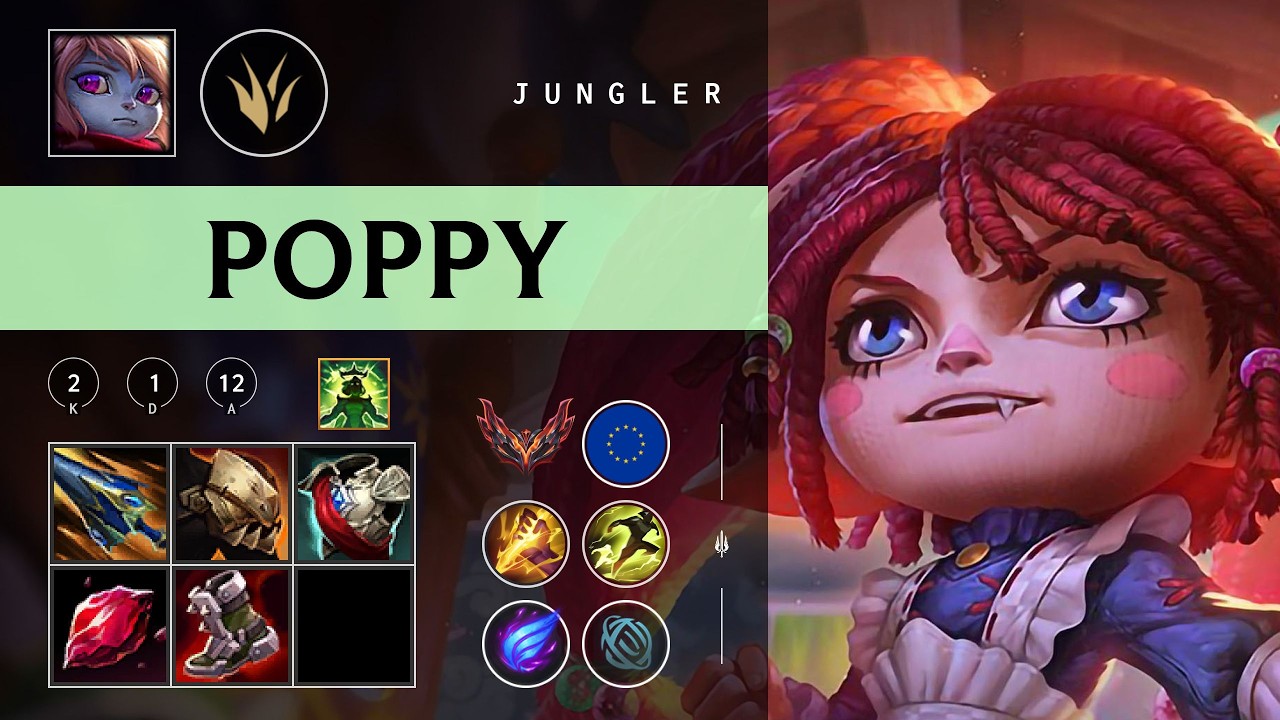 Poppy Jungle vs Vi - EUW Grandmaster Patch 26.05