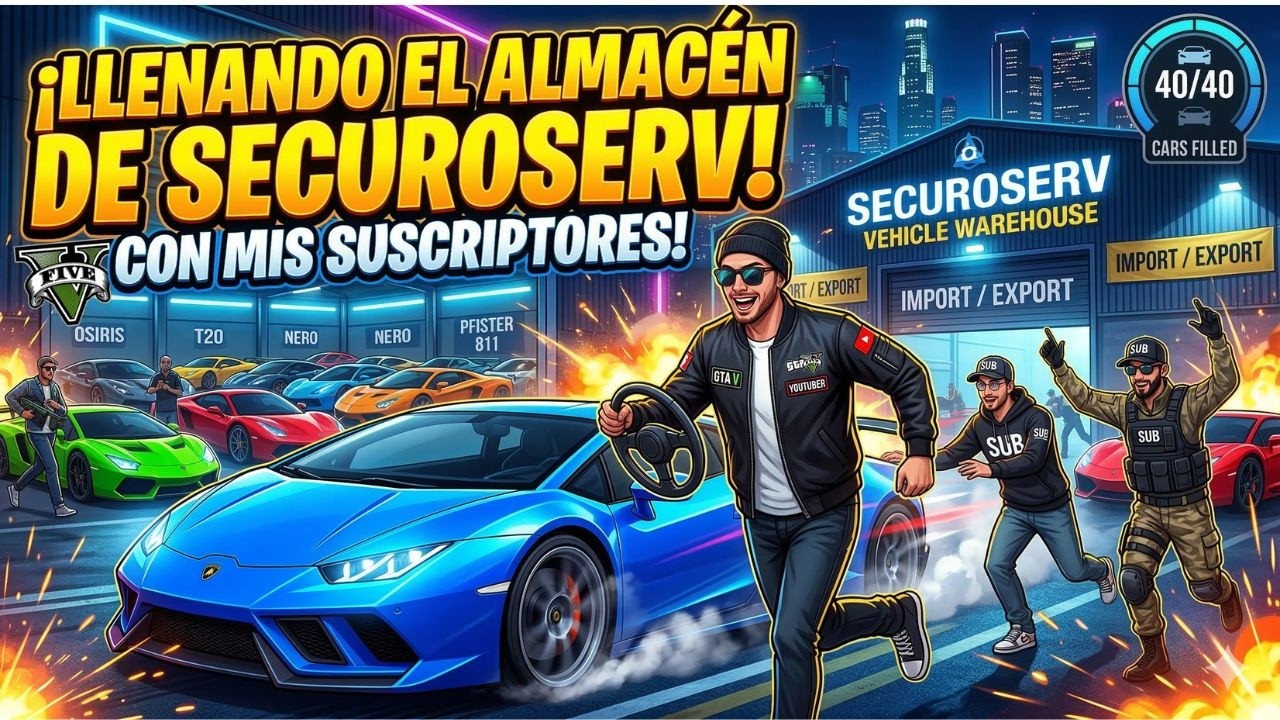 🔴Vamos a robar autos con subs para el almacen y haremos mucho dinerito💰 GTA V Online