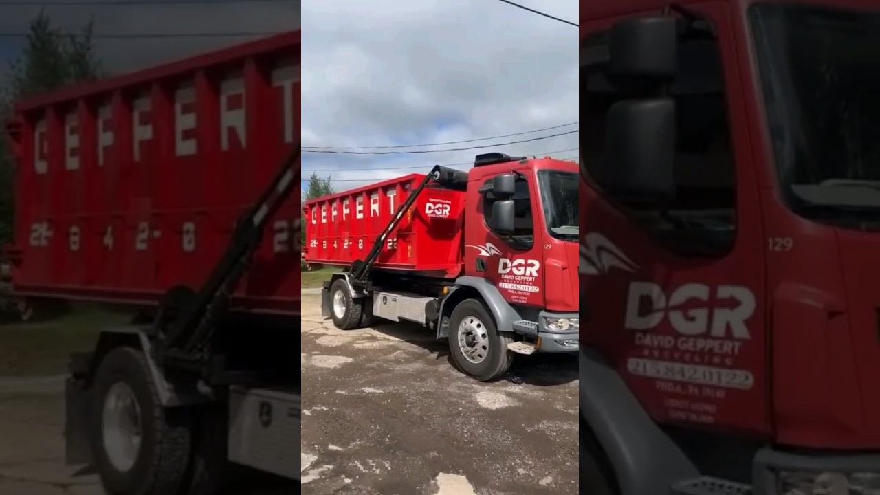 2024 Peterbilt 220 cabover hooklift truck with new DGR logo