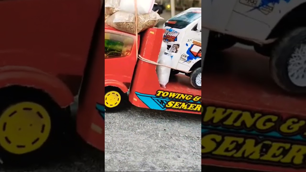 Traga ditdim di muat truk towing sampe jamping #ditdim #ditrimtoys #ditdimvlog #trukpasir #trukoleng