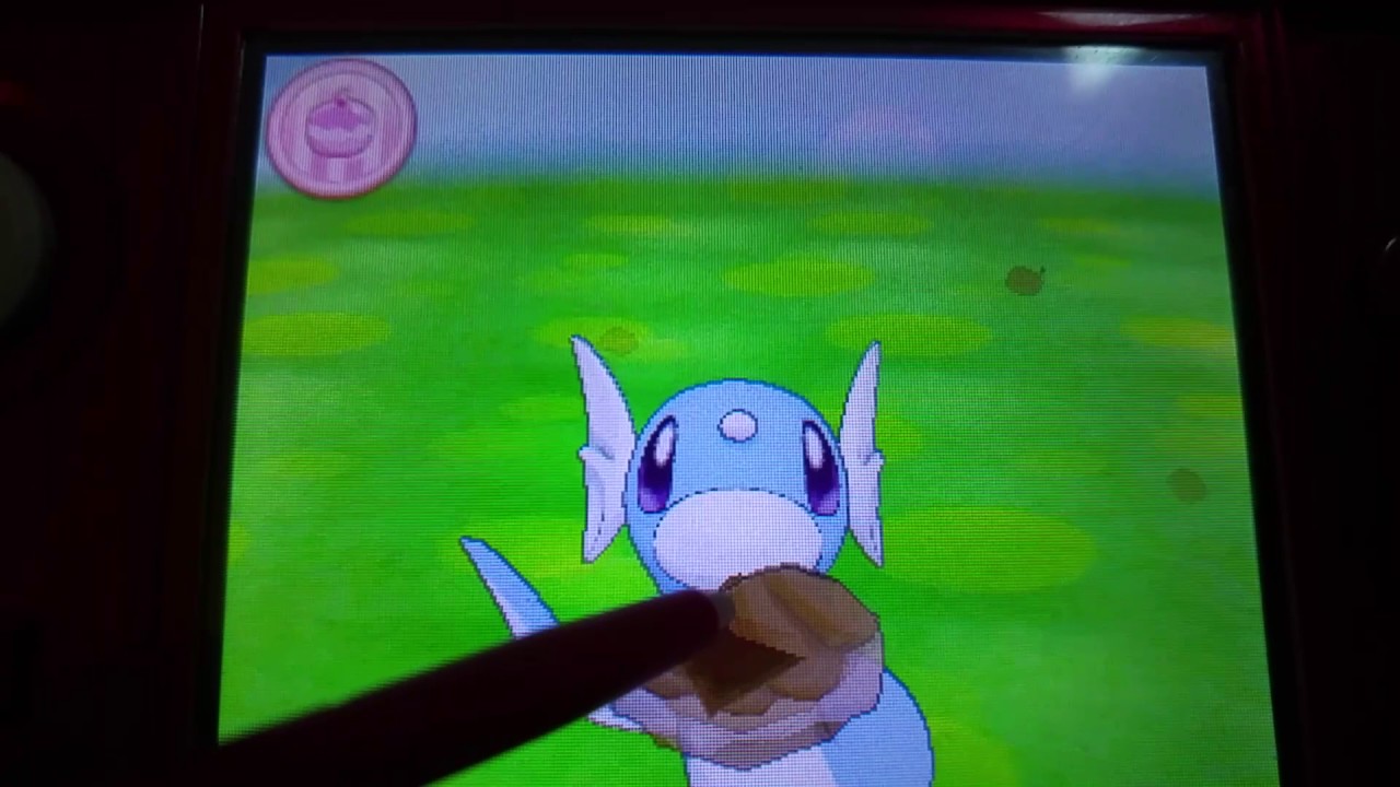 Pok&eacute;mon Amie: Dratini + sleeping