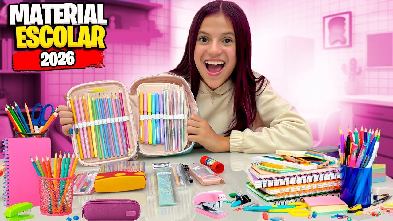 Organizando meu ￼material escolar 2026 (Jéssica Sousa)
