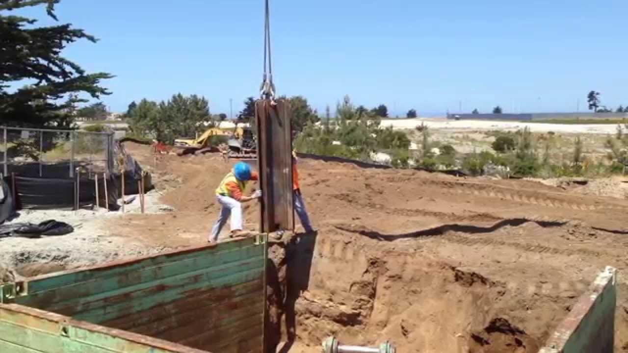Slide Rail Shoring System