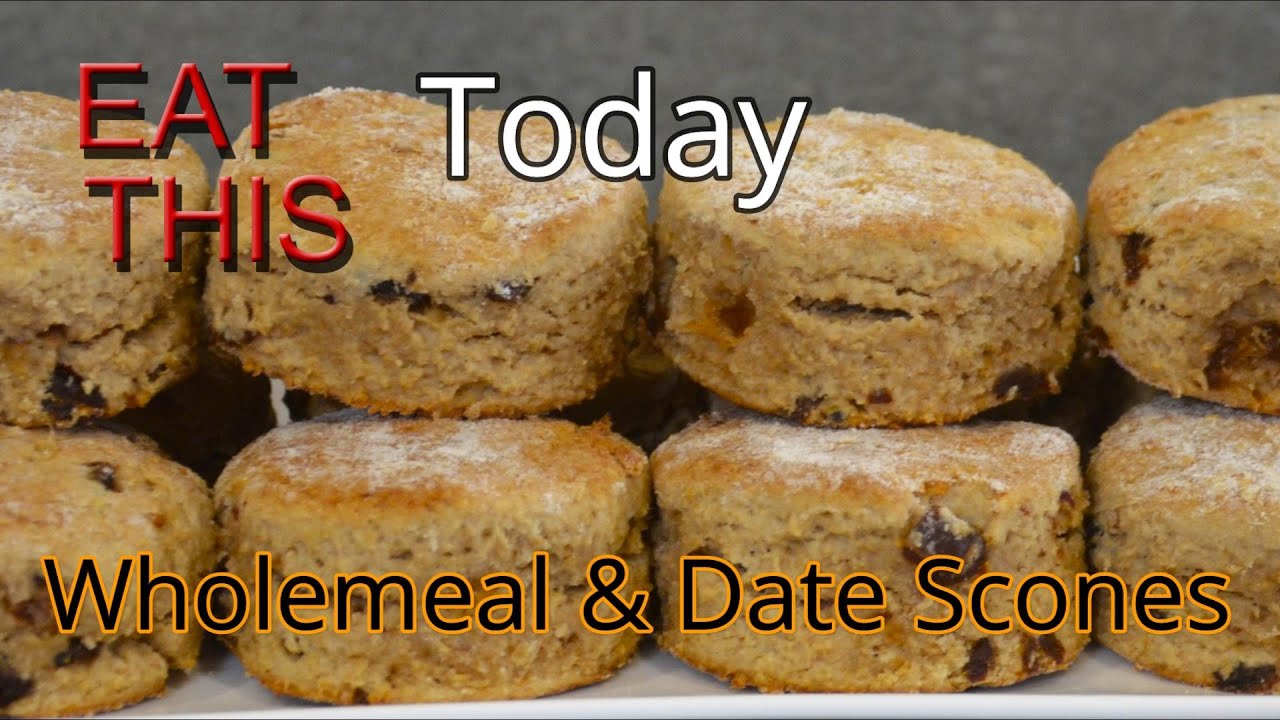 Nutty Wholemeal Date Scones | Easy Recipe