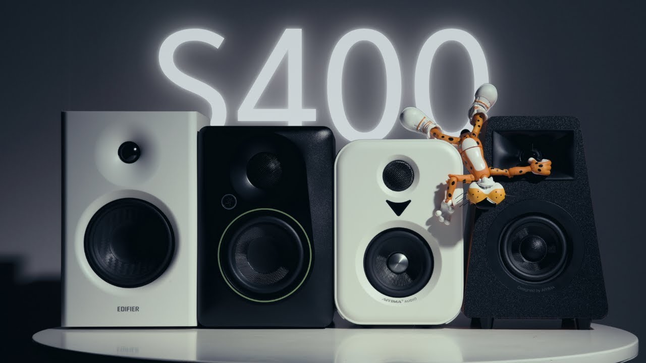 [소리 비교] AIYIMA S400 vs S30, MACKIE CR3.5, EDIFIER MR4
