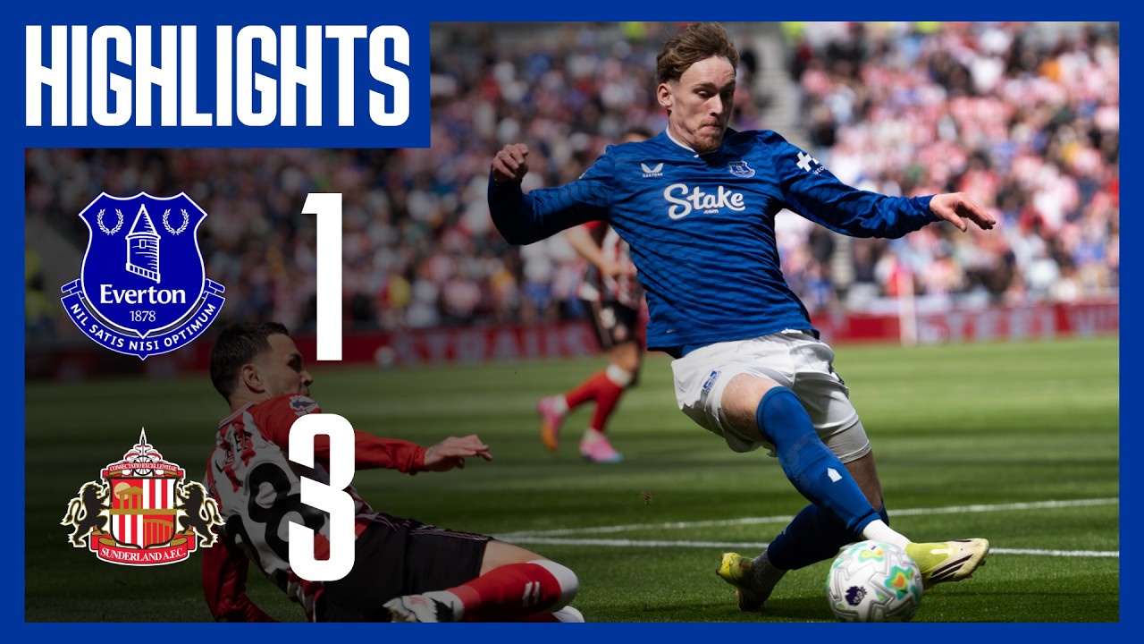 EVERTON 1-3 SUNDERLAND | Premier League highlights