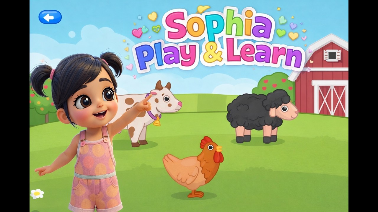 Conoce los animales de la granja de una forma divertida / Get to know the farm animals in a fun way