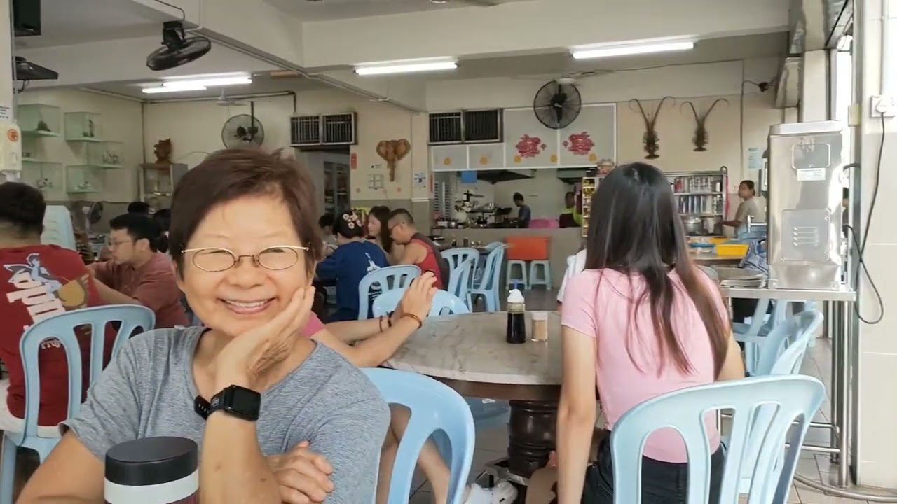 Enjoying Steam Fish Head in Sitiawan