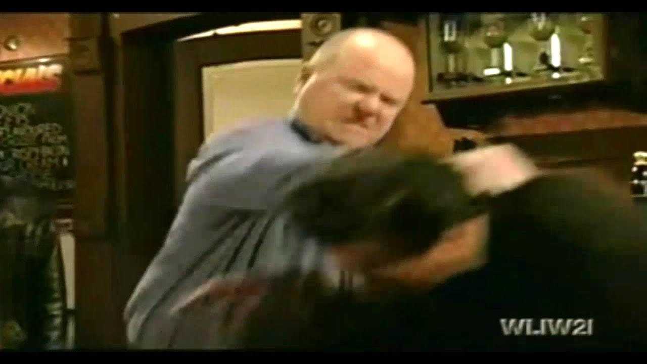 EastEnders - Phil Mitchell Beats Up Steve Owen (10th January 2002)