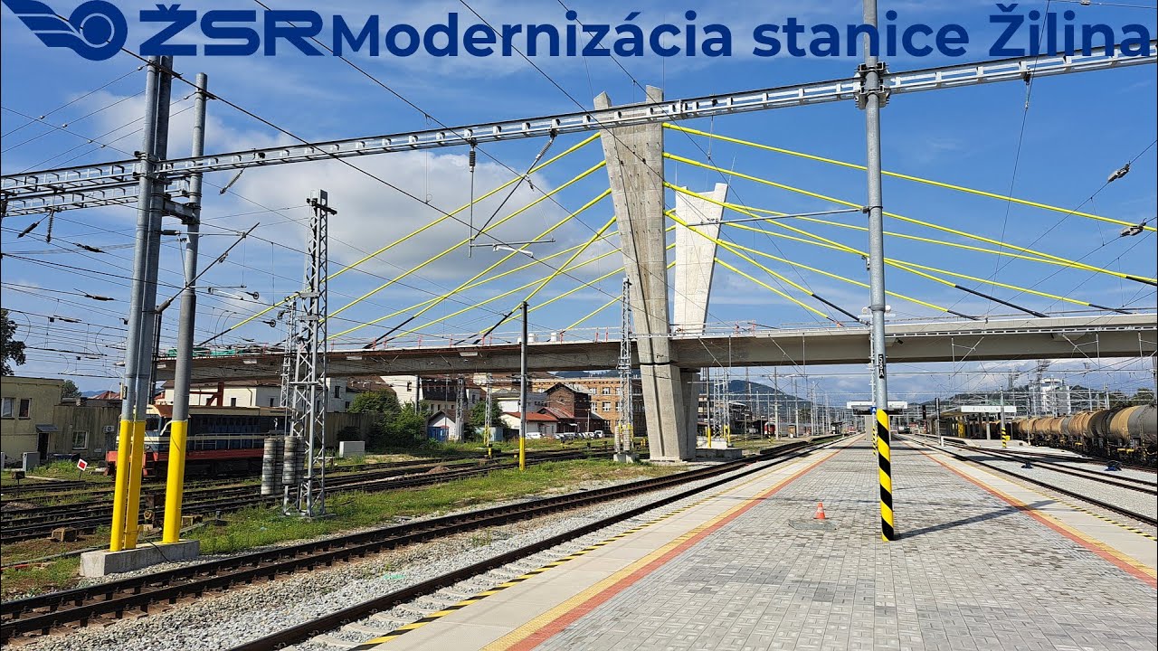 Modernizácia stanice Žilina - Nové nástupištia 3 a 4 ● 19.8.2024