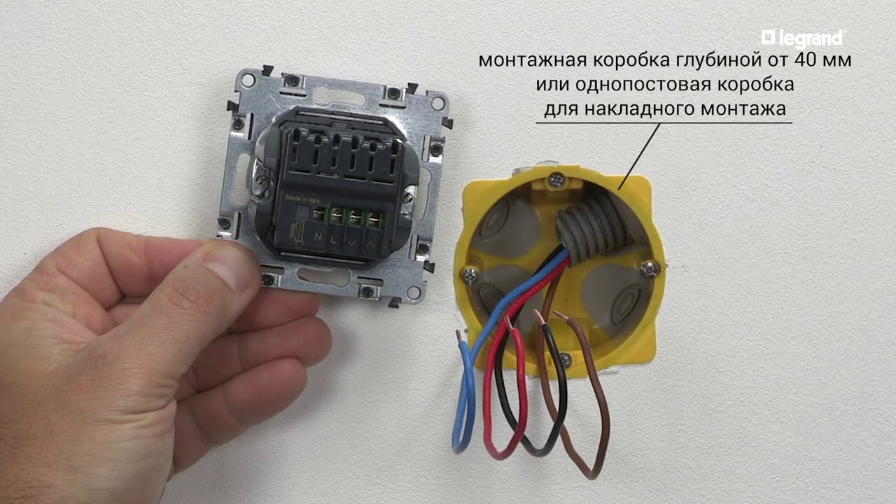 Умный выключатель для жалюзи Legrand Netatmo. Обзор и установка выключателя для рольставен.