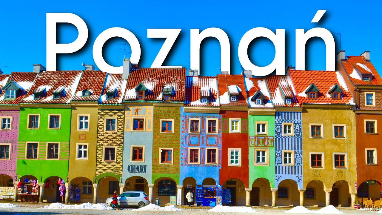 Poznań, Poland 🇵🇱 | 4K Walking tour | 4K UHD HDR 60 FPS
