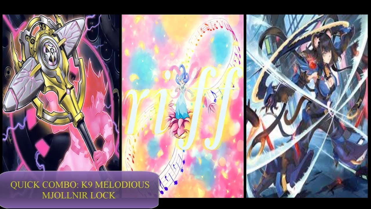 K9 MELODIOUS MJOLLNIR LOCK DECK!!! 🔥🔥 1 CARD MJOLLNIR LOCK + 4 INTERRUPTIONS 🔥🔥  K9 MELODIOUS DECK