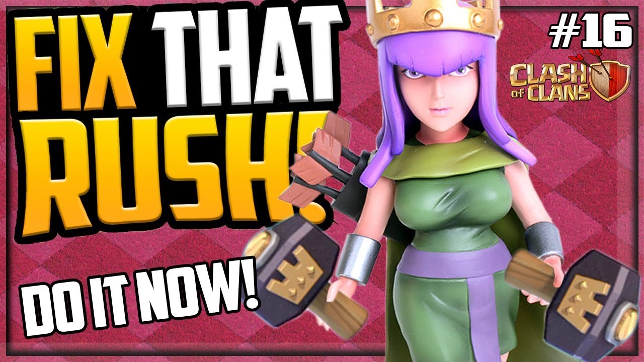 HUGE HAMMERS! Gem, Max, Farm, FIX That Rush in Clash of Clans Episode 16!