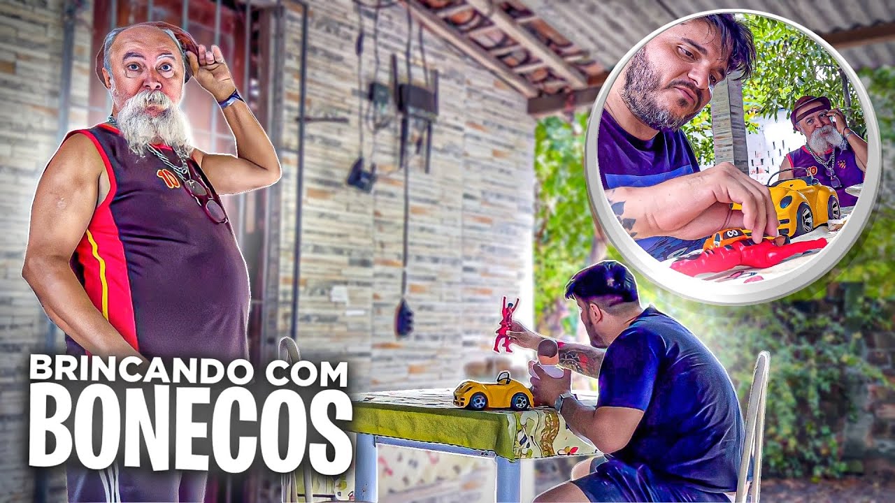 MANETIKIN TÁ DOIDO BRINCANDO DE BONECA E COSPIU EM LUIZ DO SOM | LUIZ DO SOM