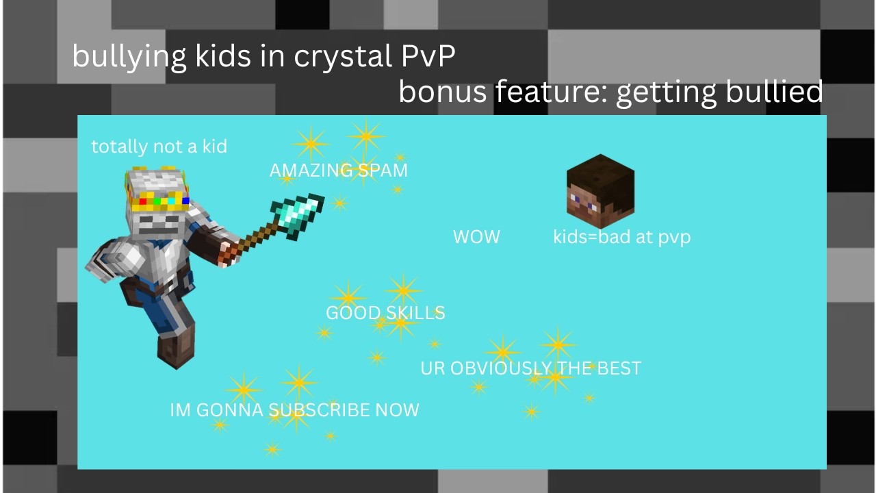 bullying kids cause im not trash