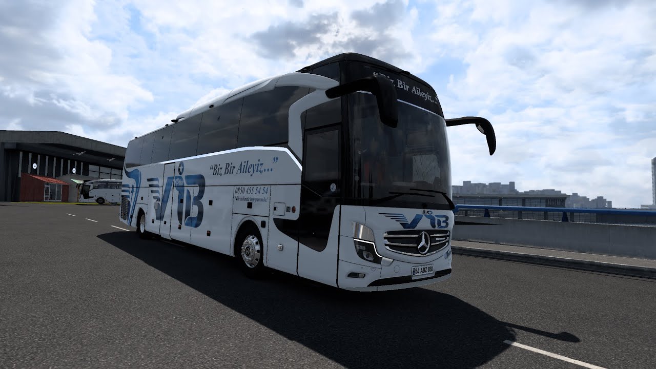 ets 2 mercedes benz travego 2025 sakarya vib turizm ankara - sakarya seferi