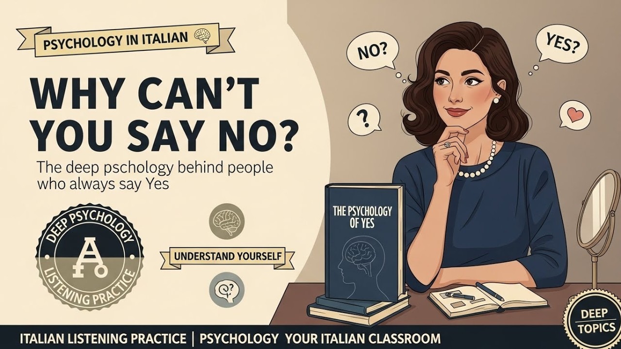 The Psychology of People Who Can't Say No | Listening Practice | Learn Italian with Deep Topics