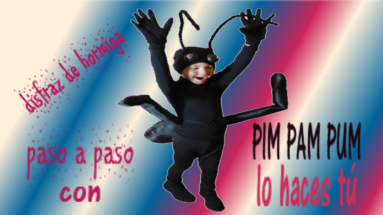 Disfraz original de hormiga paso a paso/ manualidades