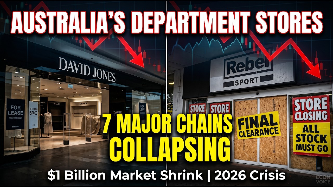 The Collapse of Australia's Department Stores | 7 Major Chains in Decline
