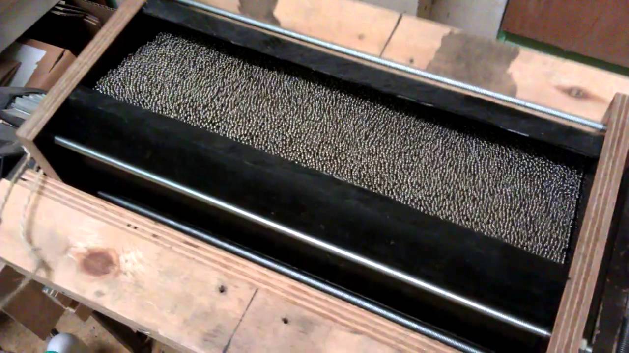 Home made vibratory polisher for stainless steel with bigger tub