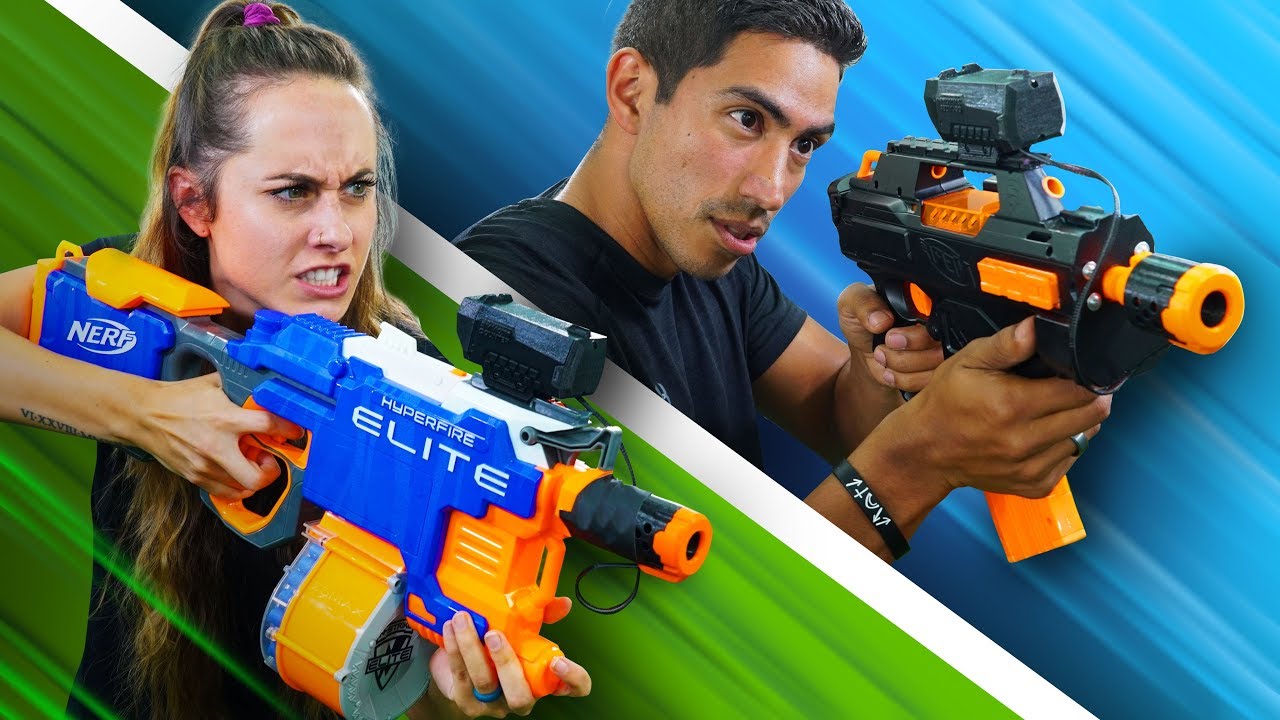 NERF Modded Gun Showdown!