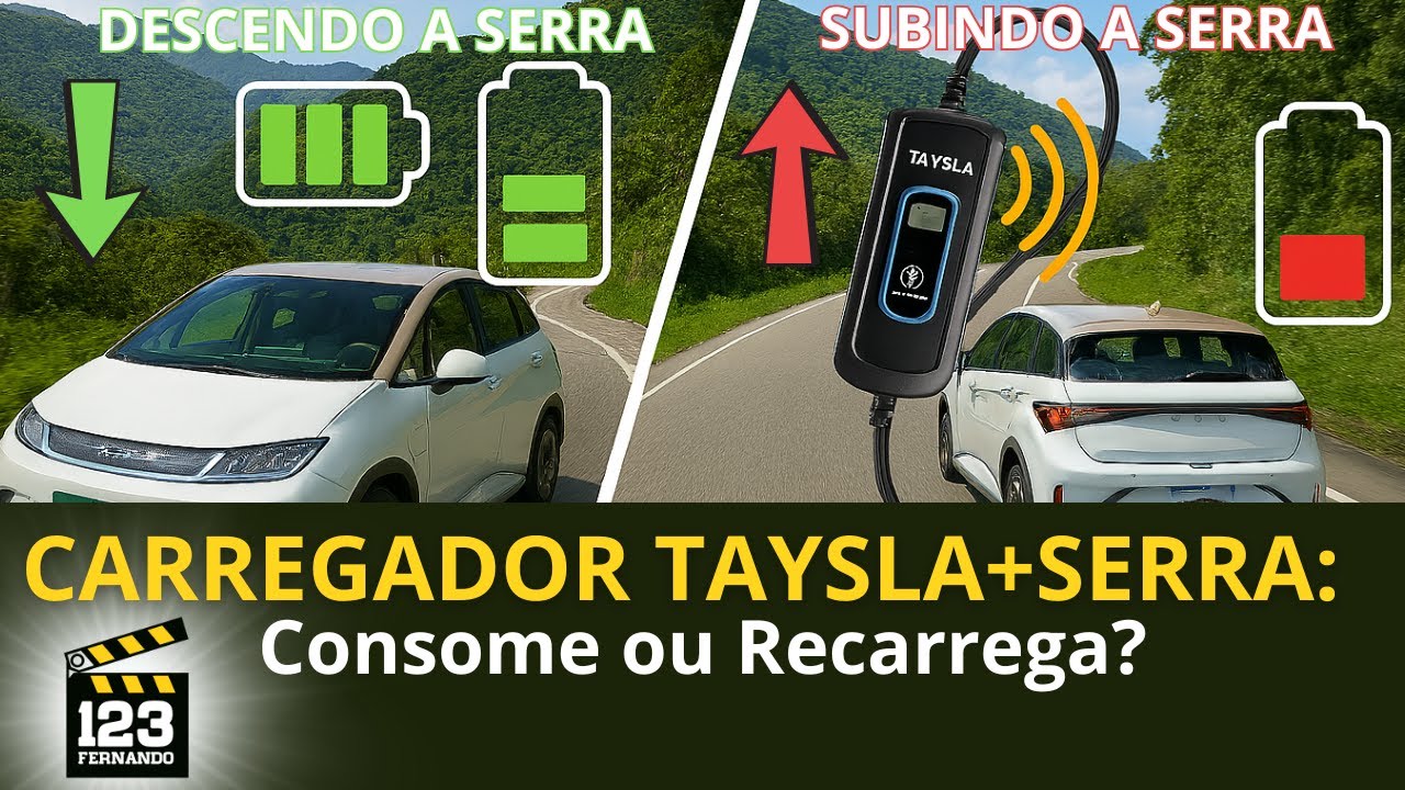 DESCER A SERRA DE CARRO ELÉTRICO BYD DOLPHIN É FÁCIL, MAS E A SUBIDA?