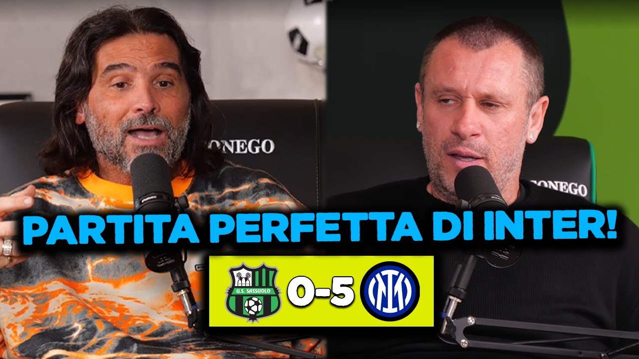 Sassuolo 0-5 Inter - COMPLIMENTI A CHIVU! Cassano e Adani Commentano La Vittoria di Inter!