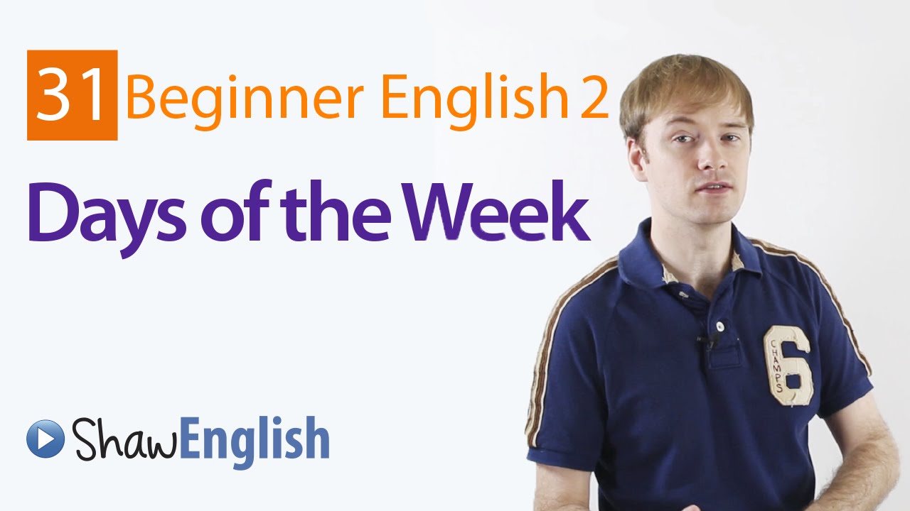 Days of the Week in English