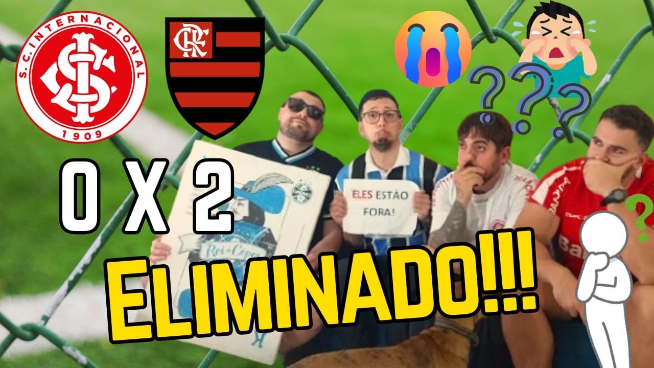 REACT INTER 0X2 FLAMENGO | REAÇÃO DOS AMIGOS | LIBERTADORES 2025 | INTER ELIMINADO