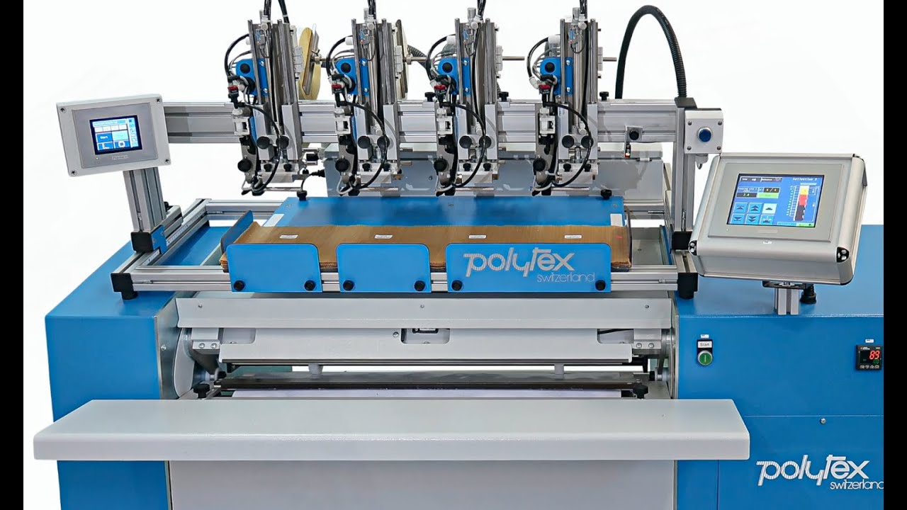 POLYTEX Label Applicator LA ON Waterfall Machine FB