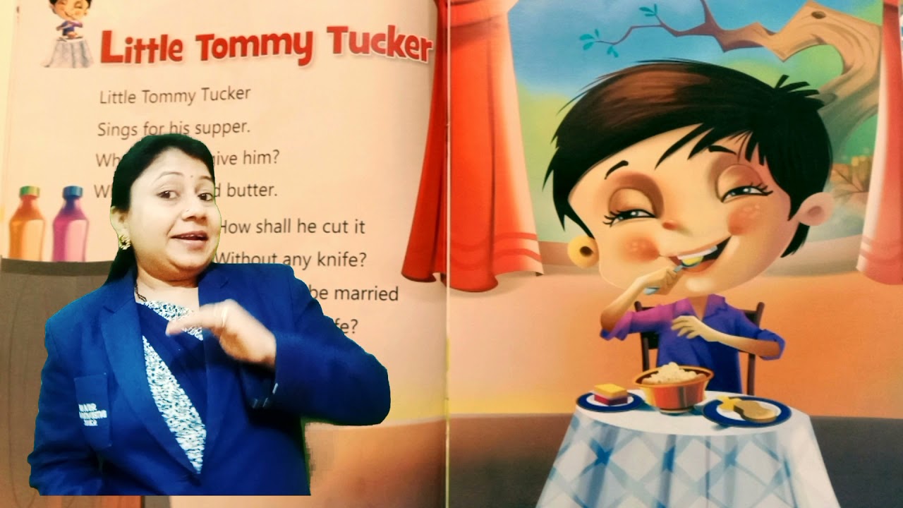 Online classes Rhymes- Little Tommy Tucker for pre primary section