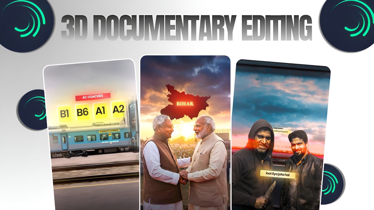 How to Make 3D Documentary Reels Like a Pro | Alight Motion Tutorial 2026